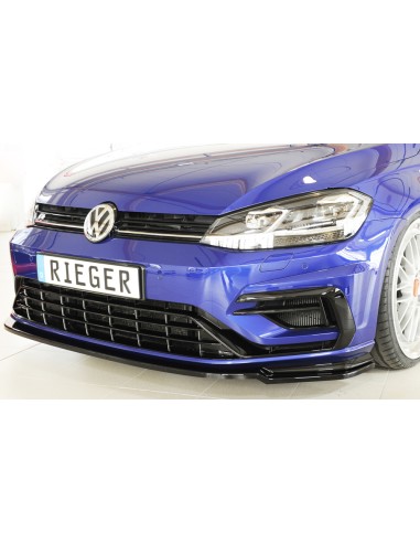 Rieger Tuning Frontspoilerlippe für VW Golf 7 (MK7.5) R - Schwarz glänzend RIEGER TUNING R, 228 KW / 310 PS