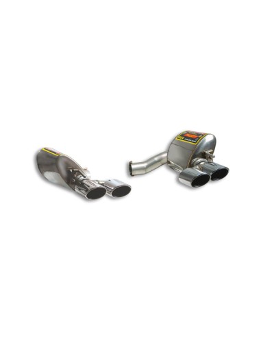 Supersprint rear muffler for Mercedes Benz SL (R230) SL 350 / SL 500 SUPERSPRINT SL 500, 285 kW / 388 PS