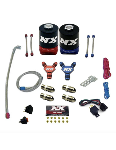 Nitrous Express NX NOS Lachgaseinspritzung Ford 5.0 Dual Stage NOS-Kit NITROUS EXPRESS Leitungen