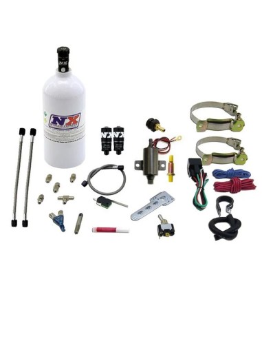 Nitrous Express NX NOS Lachgaseinspritzung Einzel-Zyl "Piranha" System 2,5 Lb Flasche NITROUS EXPRESS NITROUS EXPRESS