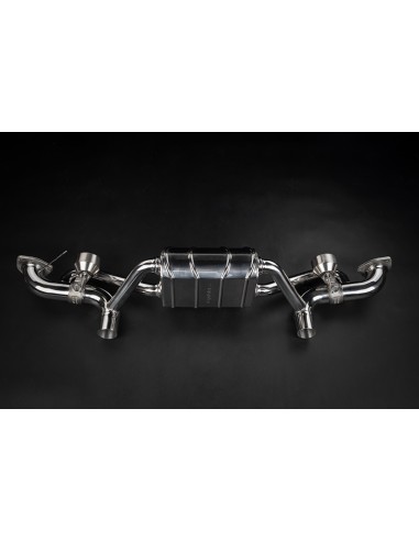 Capristo rear muffler for Porsche Cayman (982 / 718) GT4 RS CAPRISTO GT4 RS, 368 KW / 500 PS